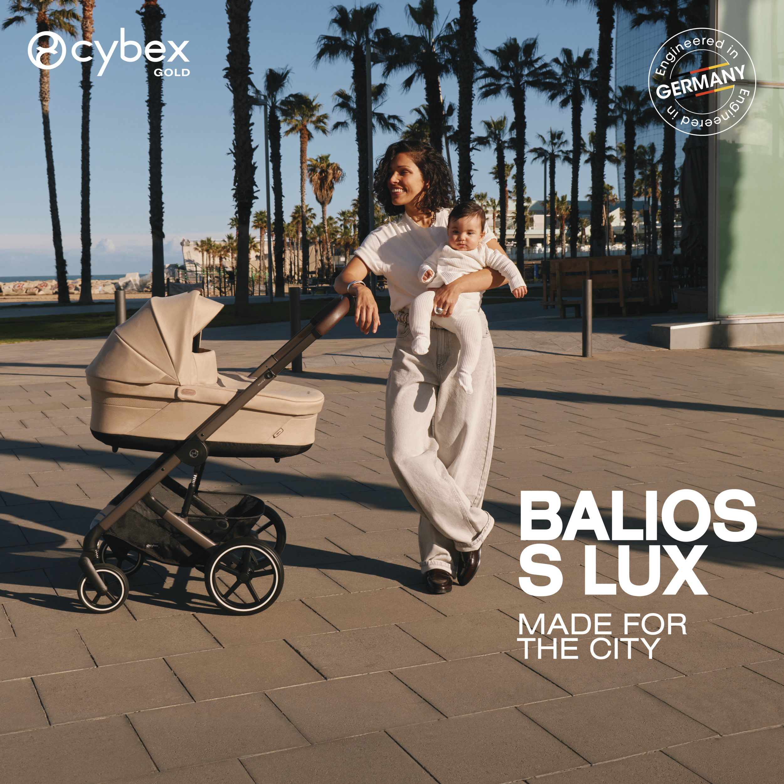 Cybex Balios S Lux + Cloud G Pro Travel System - Stormy Blue.