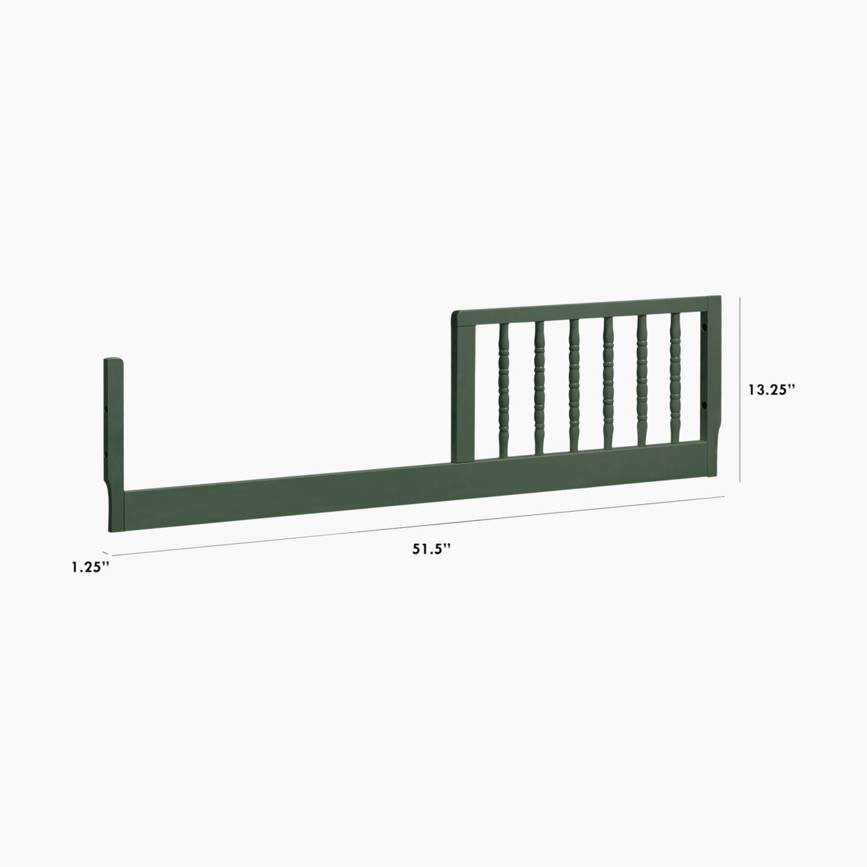 daVinci Toddler Bed Conversion Kit (M3199) - Forest Green.