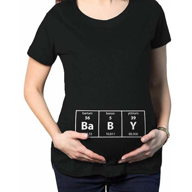 Maternity Baby Element Funny Announcement T Shirt Cool Pregnant Top - $19.99.