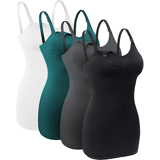 Lataly Seamless Nursing Tank Tops.