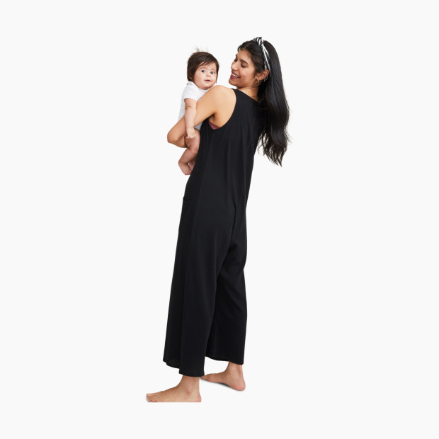 Hatch Collection The 24/7 Feeding Jumpsuit - Black, 0.