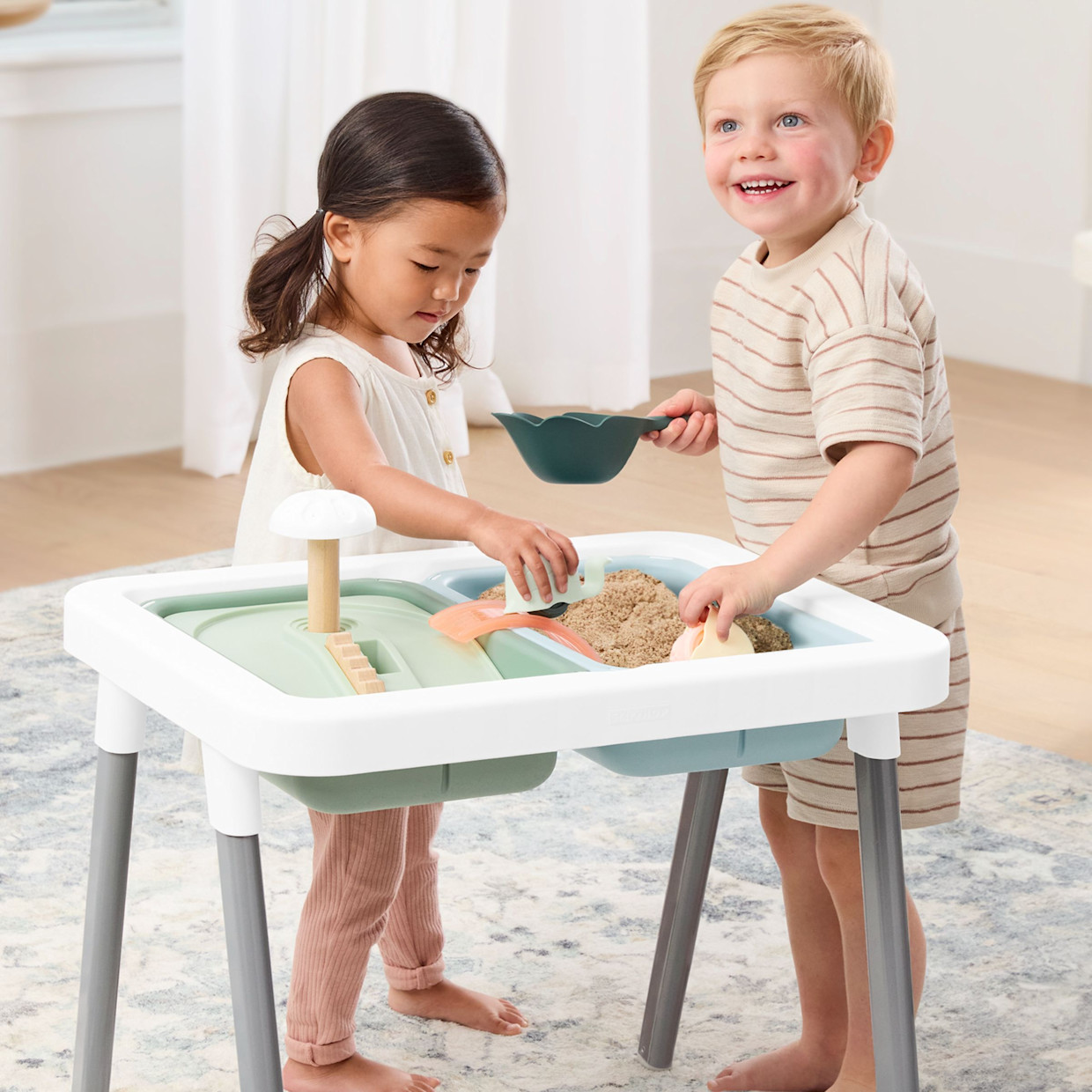 Skip Hop Discoverosity Montessori 3-in-1 Toddler Sensory Table.
