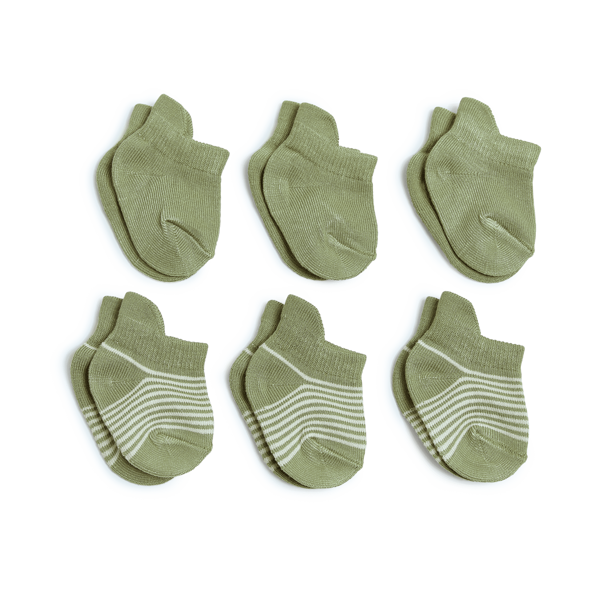 Tiny Kind Bamboo 6-Pack Socks.