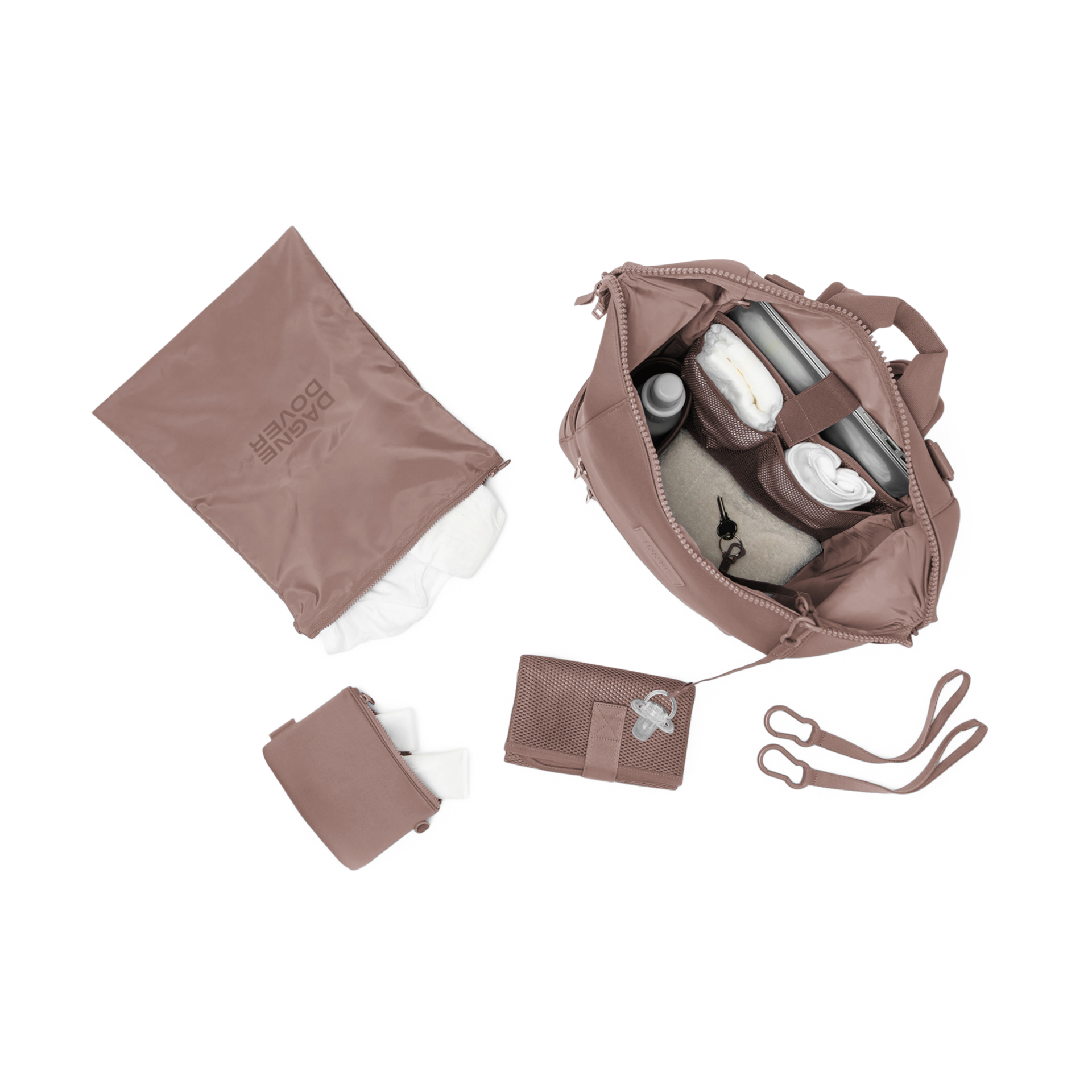 Dagne Dover Indi Diaper Bag Backpack - Dune, Medium.