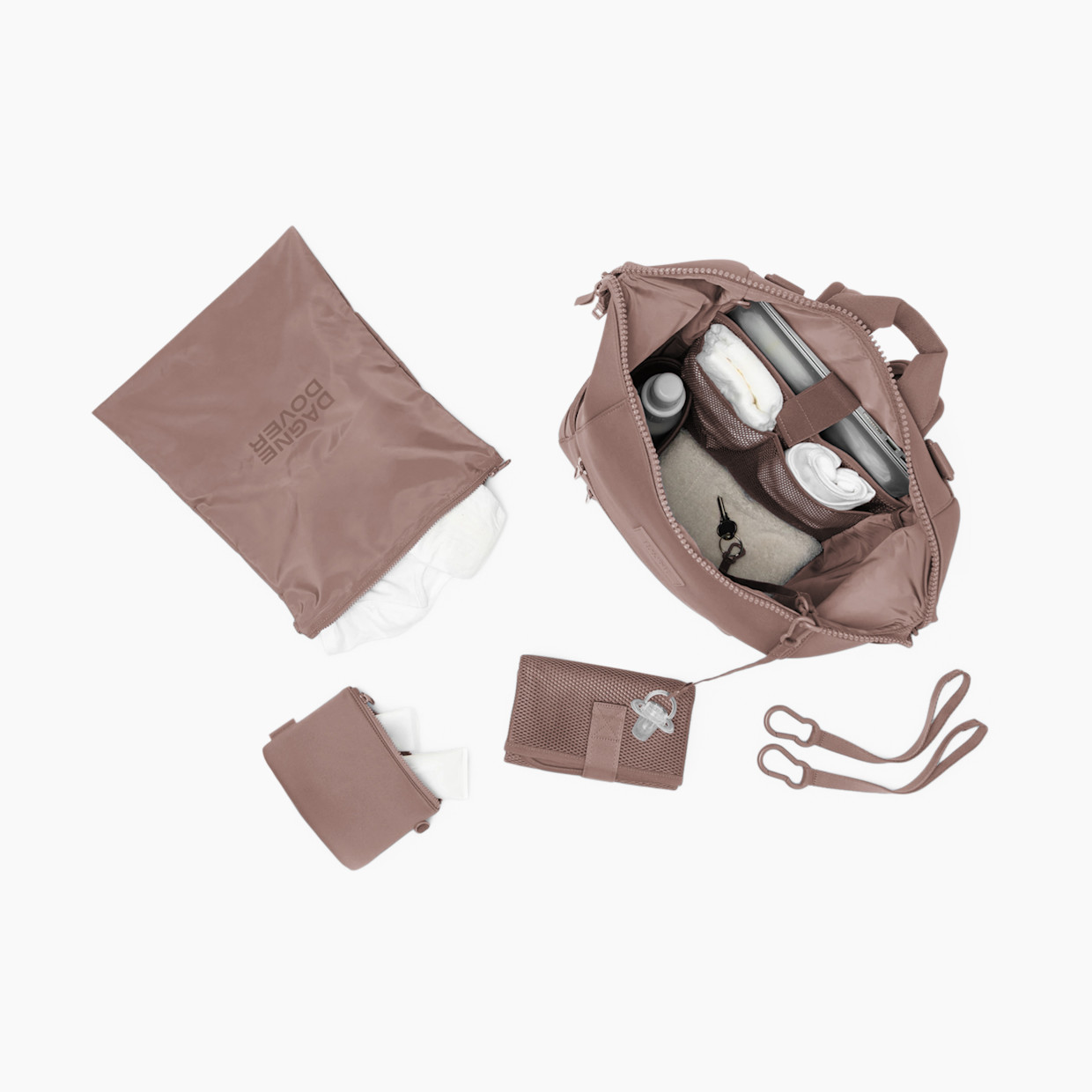 Dagne Dover Indi Diaper Bag Backpack - Dune, Large.