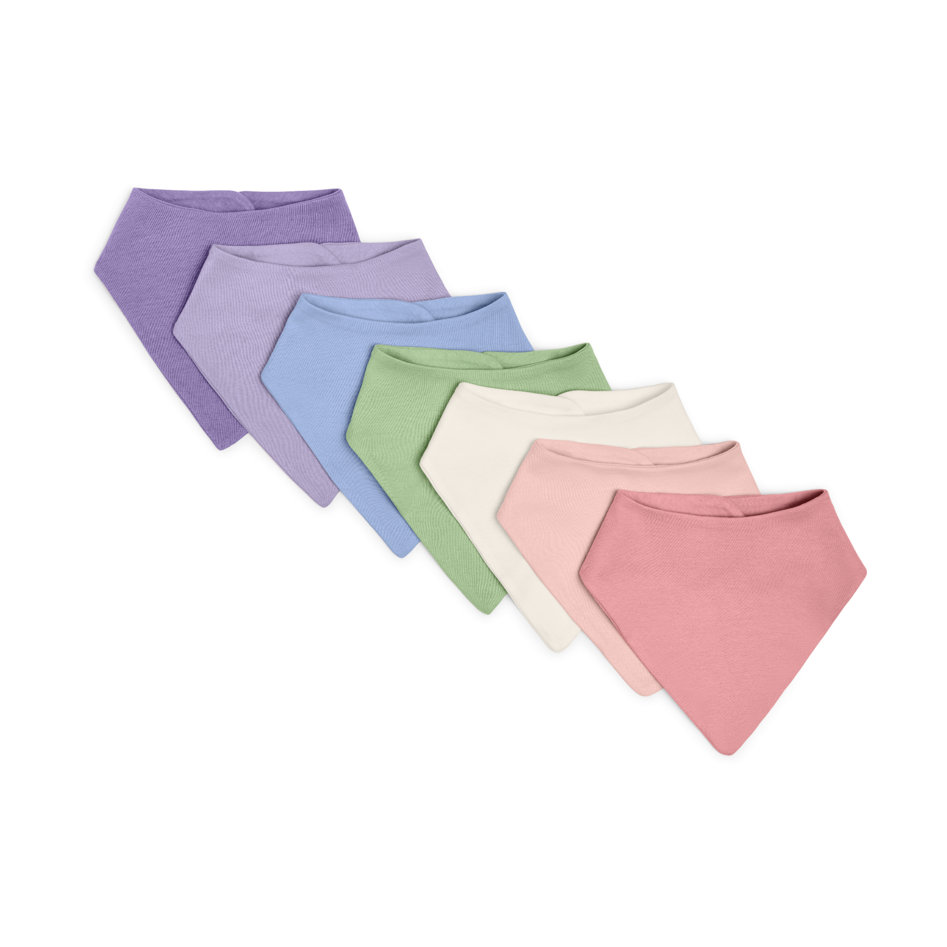 Small Story Organic Cotton Bandana Bib (7 Pack).