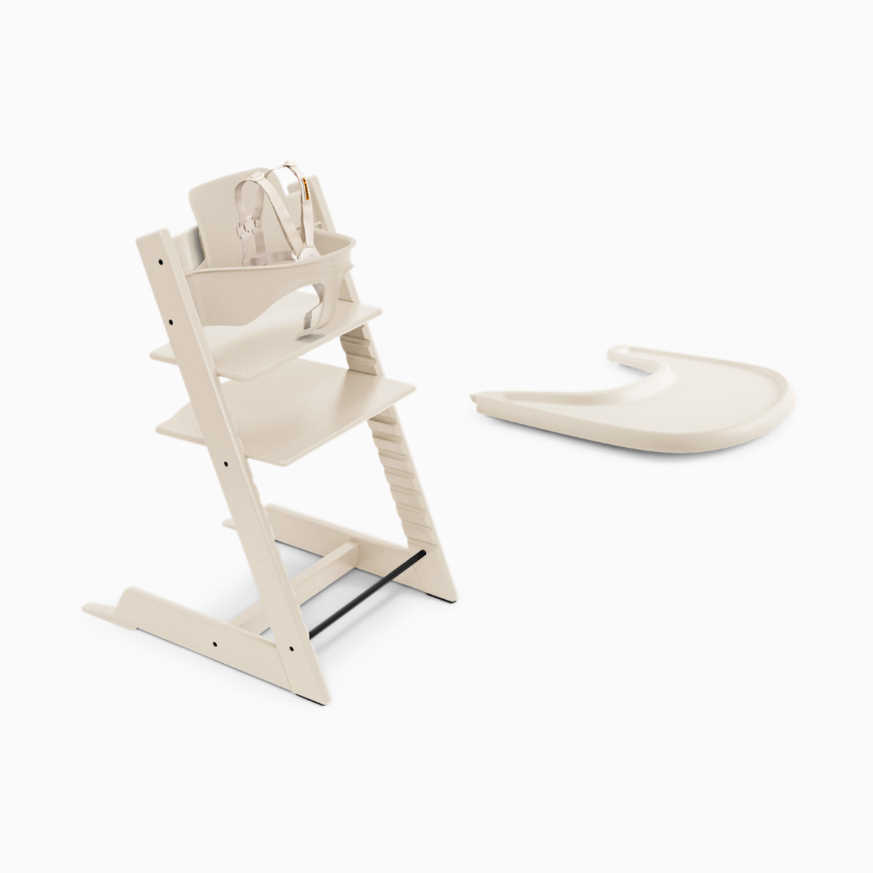 Stokke Tripp Trapp High Chair² + Tray Bundle - Vanilla White.