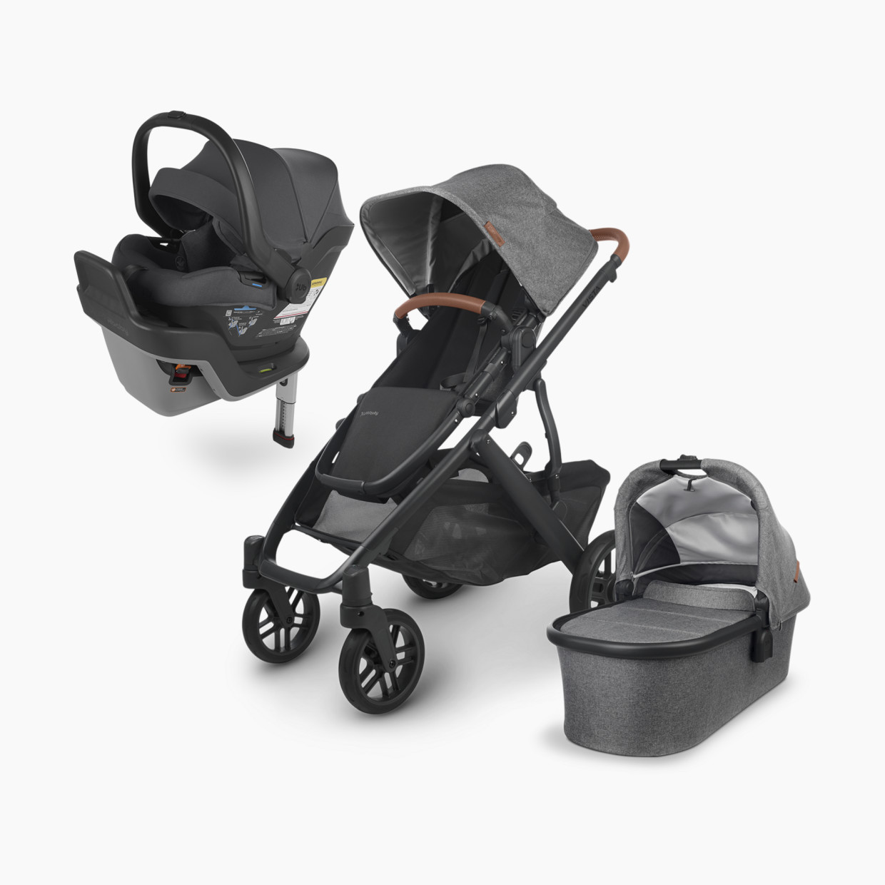 UPPAbaby MESA MAX Infant Car Seat & VISTA V2 Stroller Travel System - Greyson.