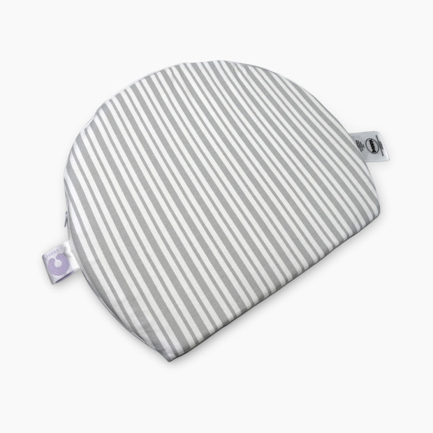 Boppy Pregnancy Support Wedge with Removable Pillow Cover - Gray Modern Stripe.