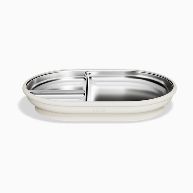 Lalo Stainless Steel Suction Plate.
