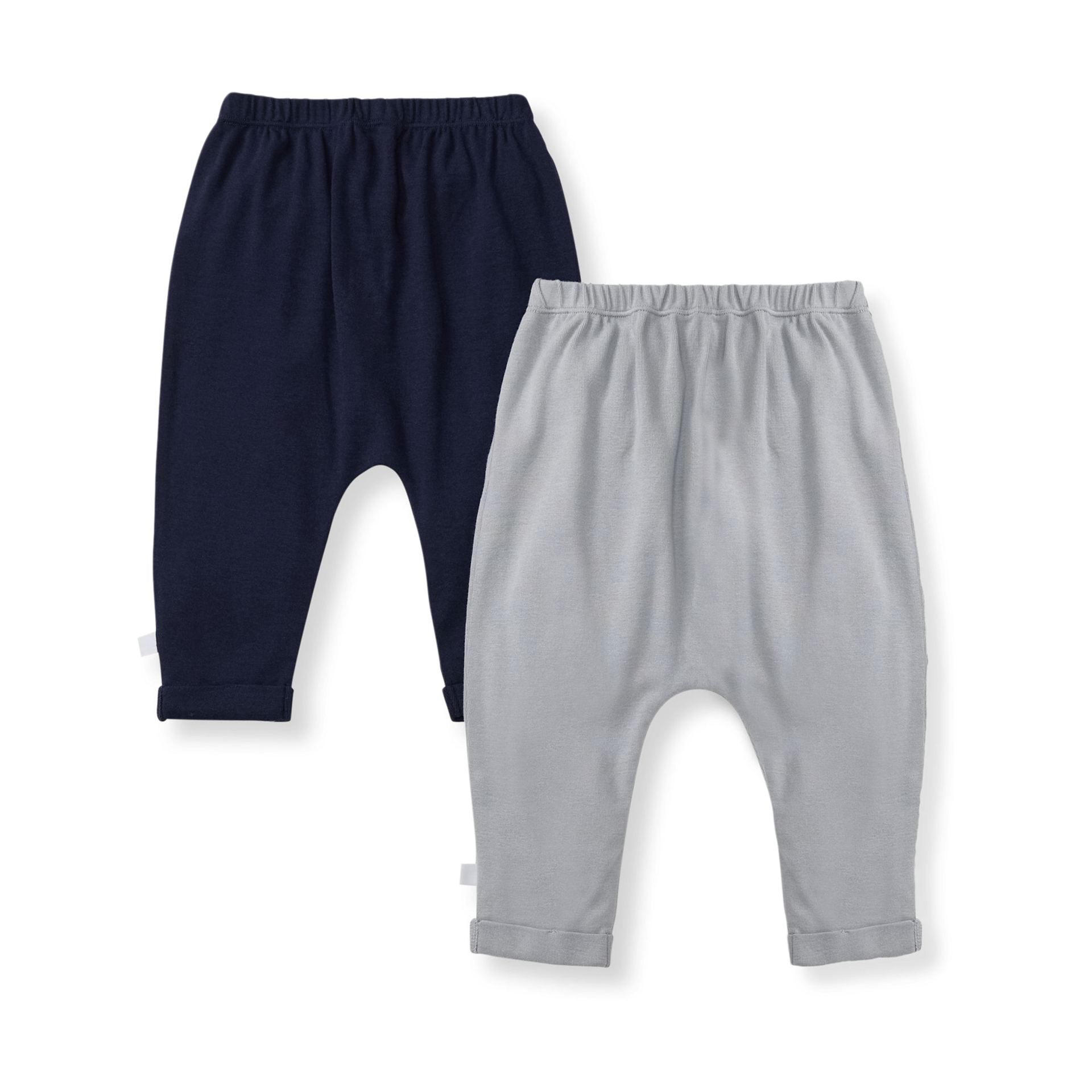 Burt's Bees Baby 2-Pack Organic Pants - Midnight, 0-3 M.
