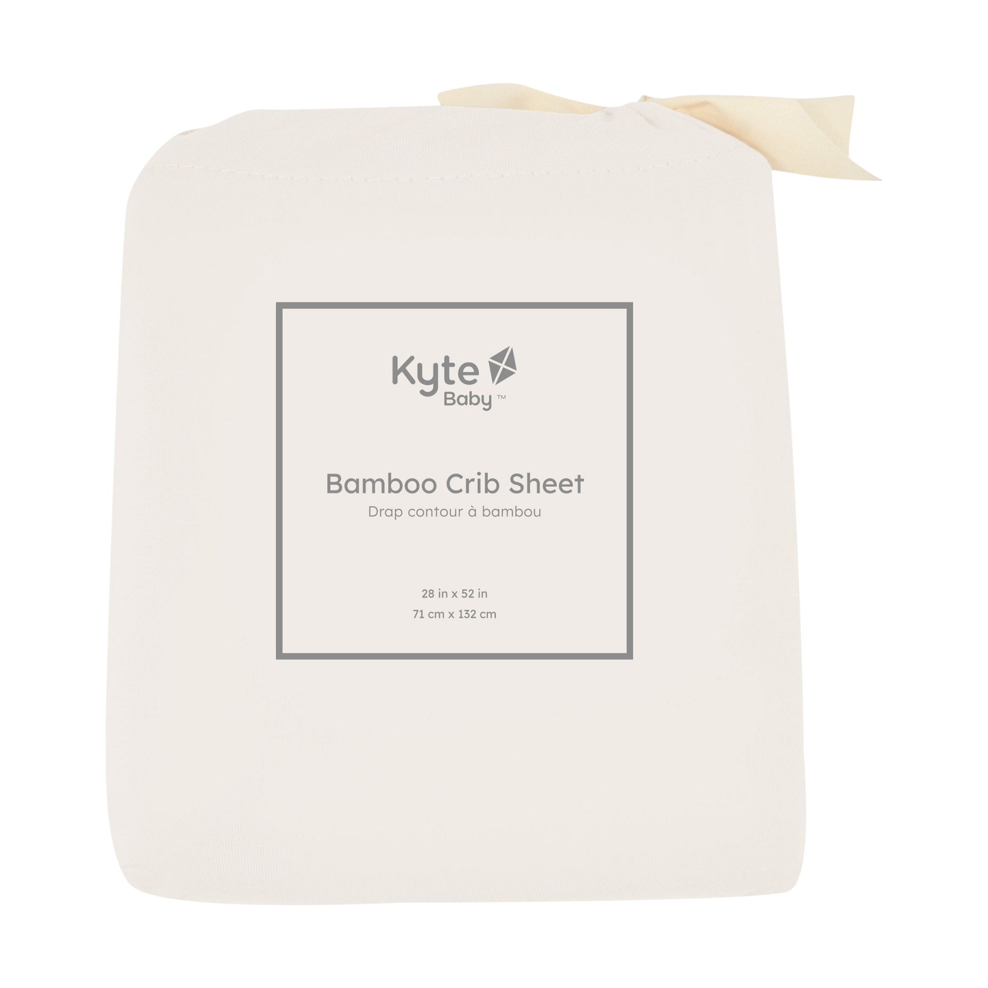 Kyte Baby Crib Sheet - Oat.