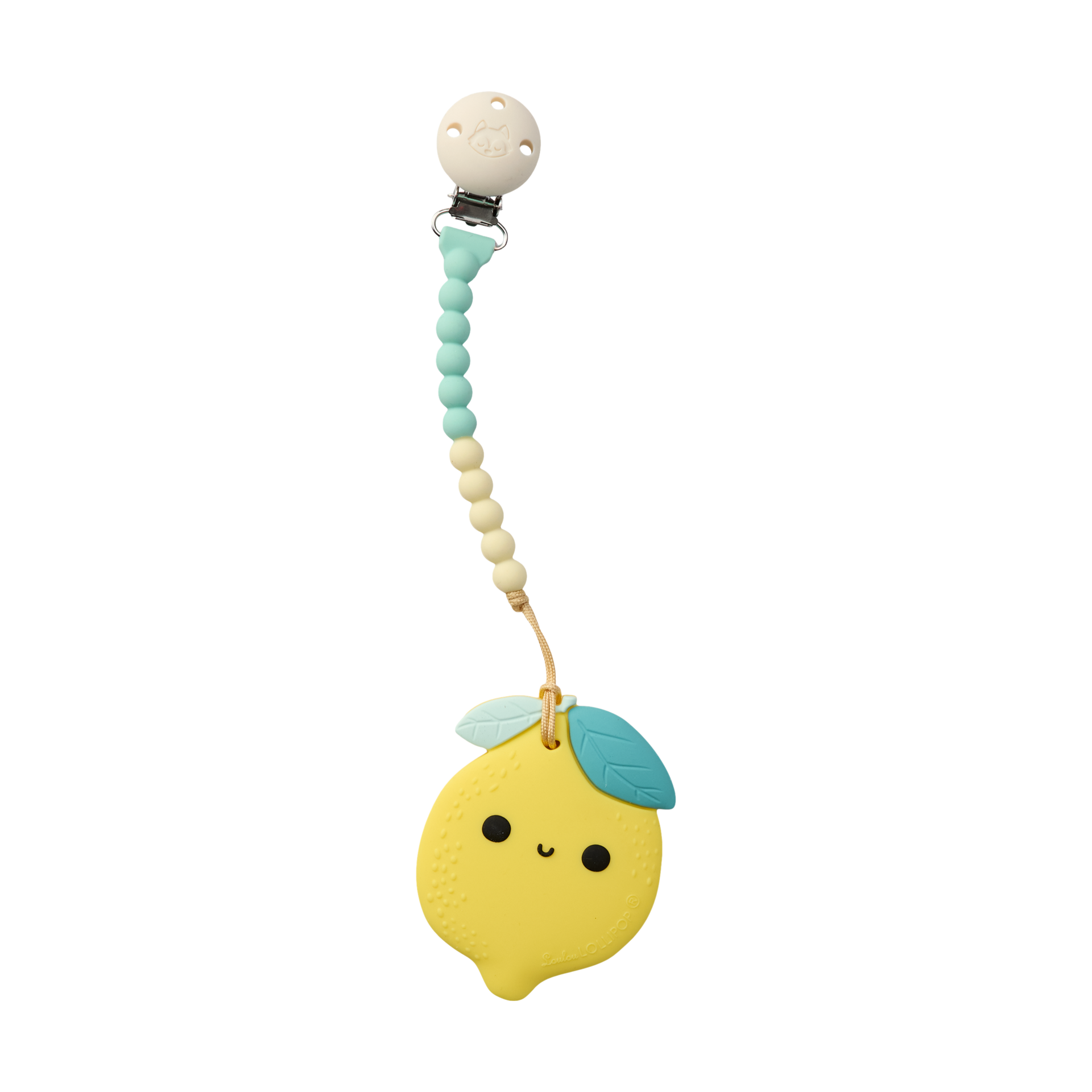 Loulou Lollipop OneC Pacifier Clip Teether Set.