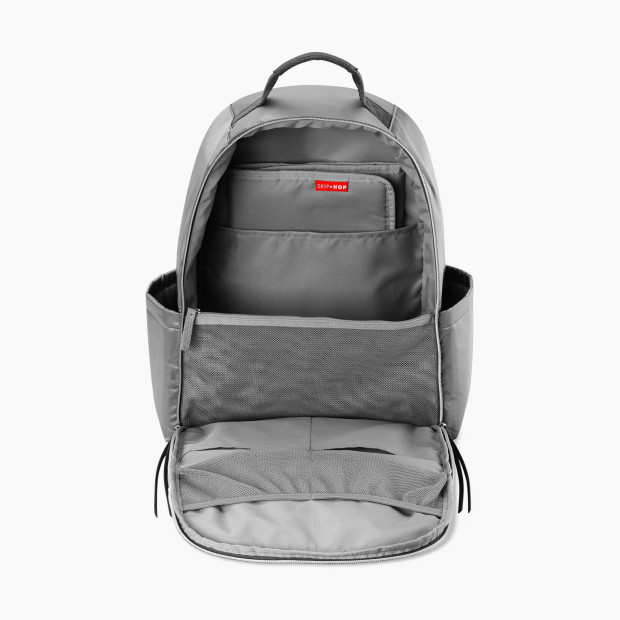Skip Hop Skyler Diaper Bag Backpack - Shiny Grey.