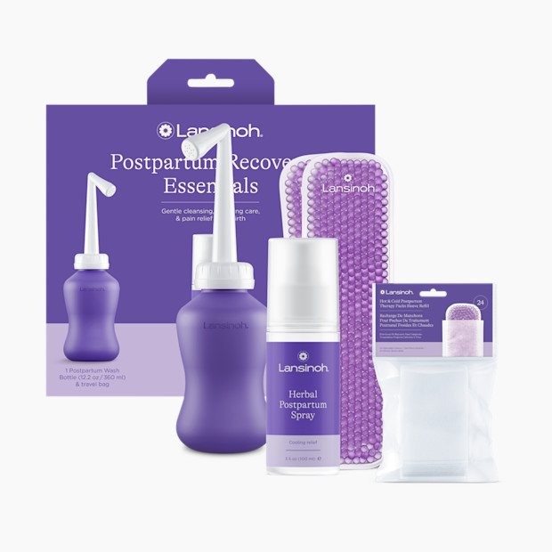 Lansinoh Postpartum Recovery Essentials.
