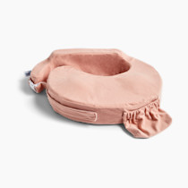My Brest Friend Nursing Pillow - Deluxe - Enhanced Comfort w/ Slipcover - Ergonomic Breastfeeding Pillow For Ultimate Support For Mom & Baby - Adjustable Pillow W/ Handy Side Pocket, Soft Rose