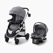 Graco Modes Pramette Travel System | Stroller & Car Seat Combo | 3-in-1 Stroller Modes | Includes Graco SnugRide 35 Infant Car Seat | Ellington
