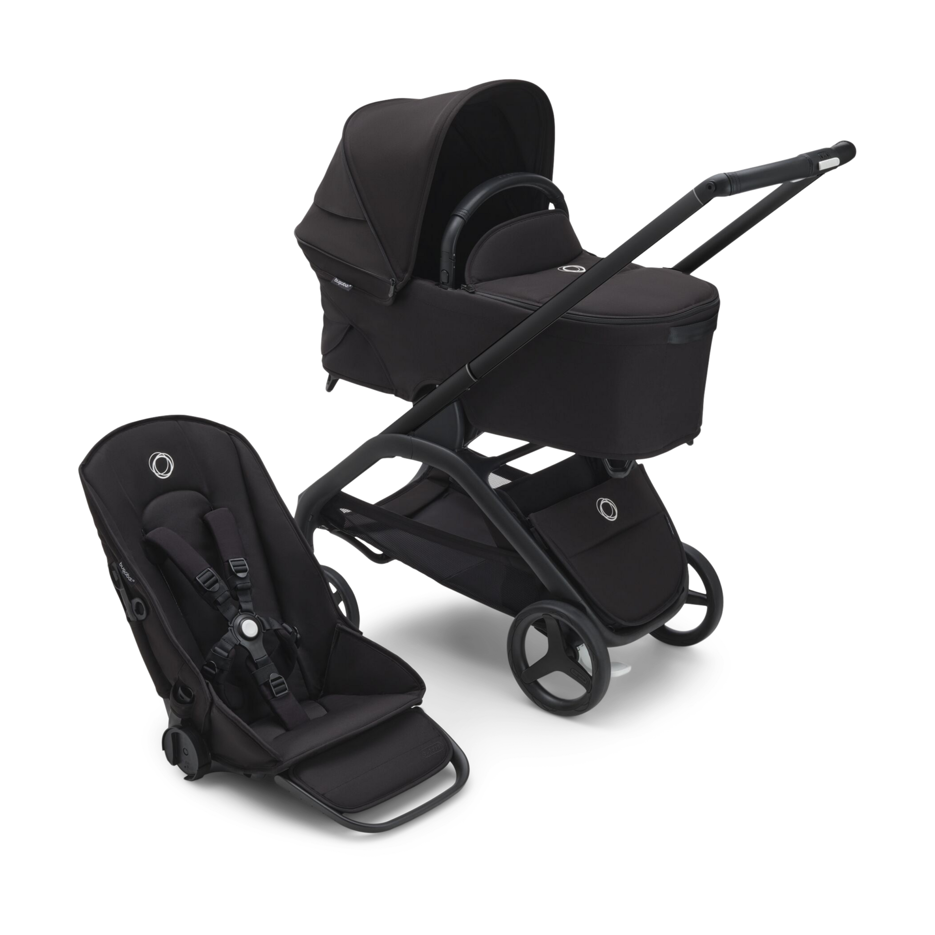 Bugaboo Dragonfly Seat and Bassinet Complete.