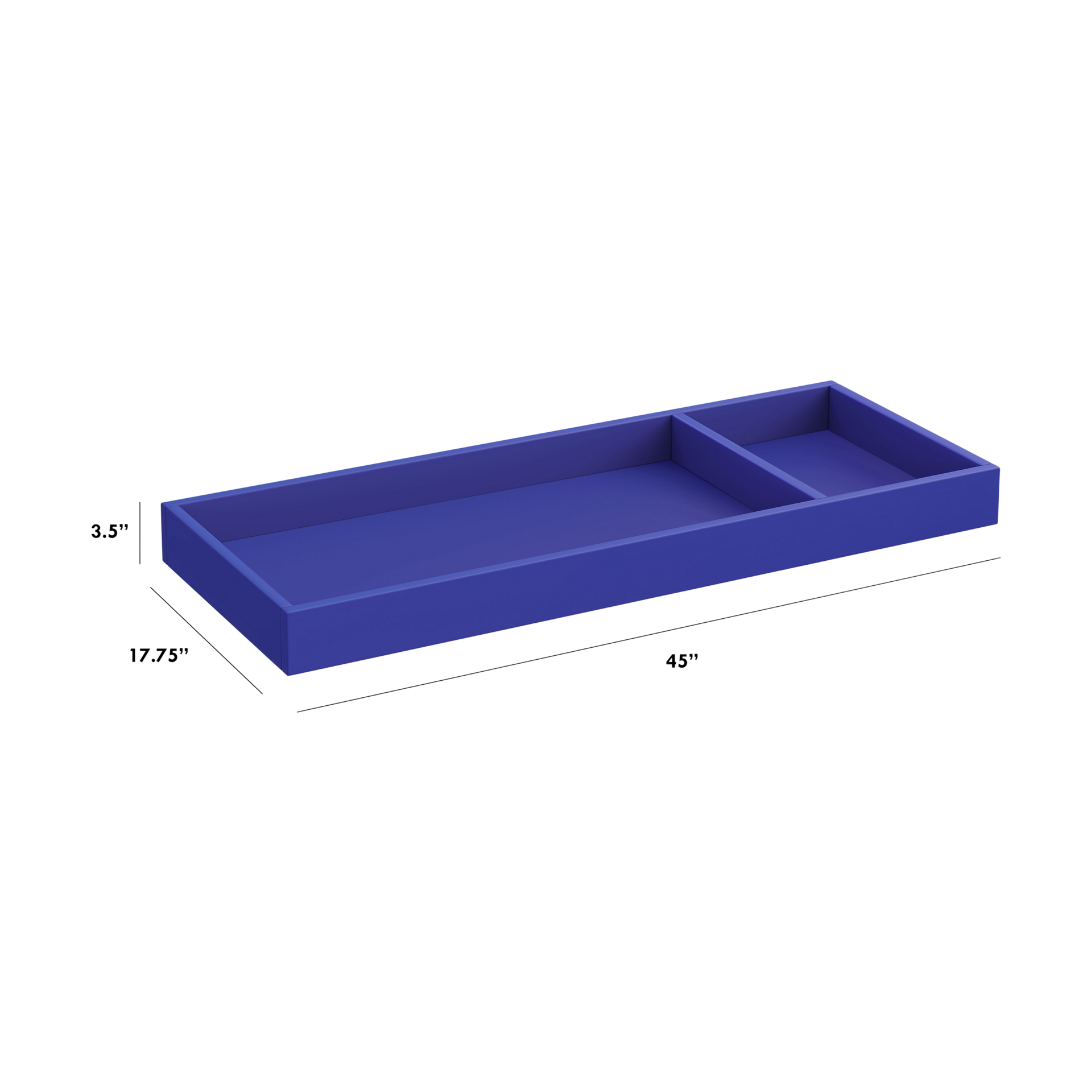 babyletto Universal Wide Removable Changing Tray - Cobalt.