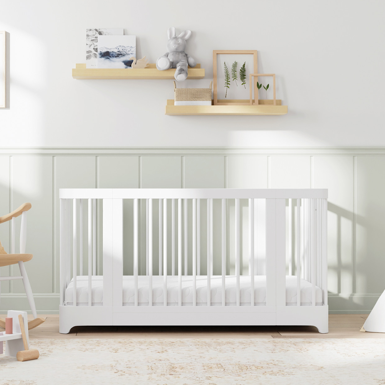 Newton Baby Nest Convertible Crib - White.