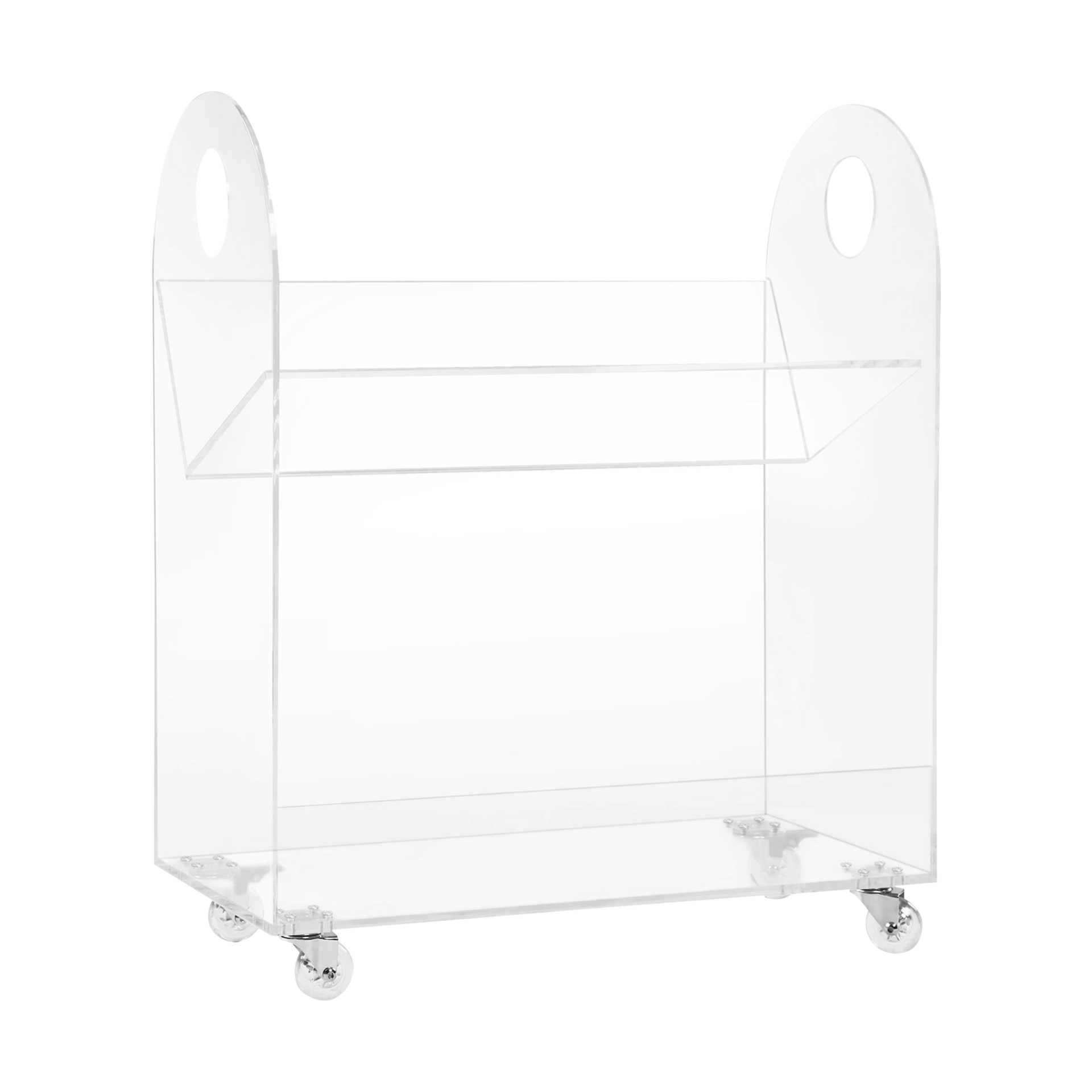 Babyletto Presto Acrylic Bookcase and Cart