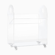 Babyletto Presto Acrylic Bookcase and Cart
