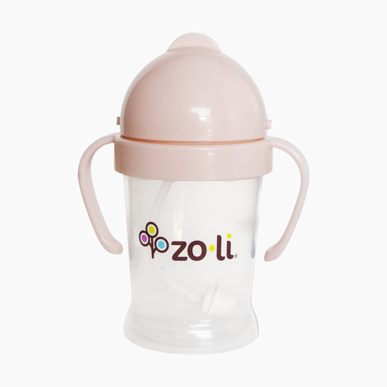 ZoLi BOT Weighted Straw Sippy Cup - Blush.