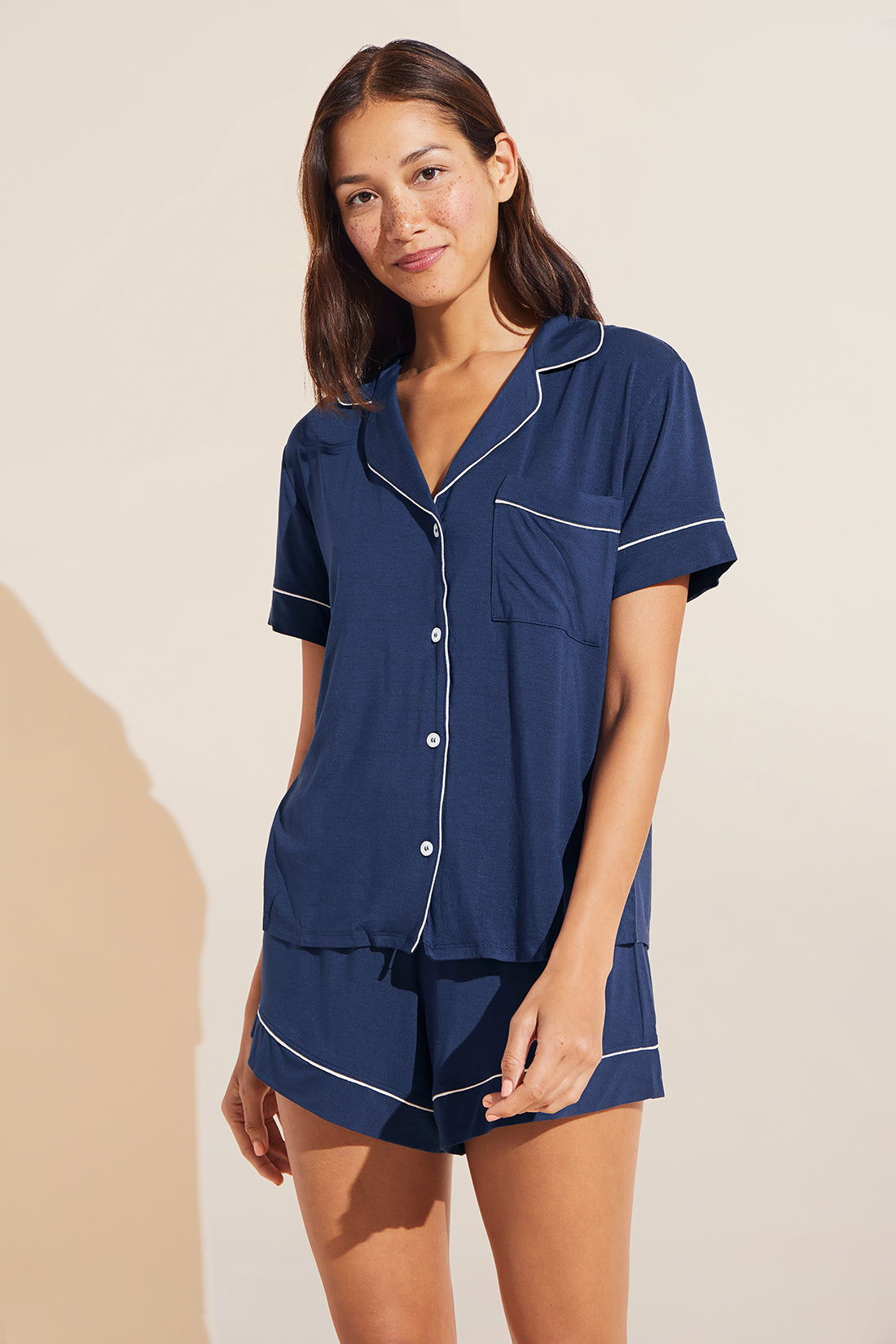 Eberjey Gisele TENCEL Modal Relaxed Short PJ Set - $128.00.