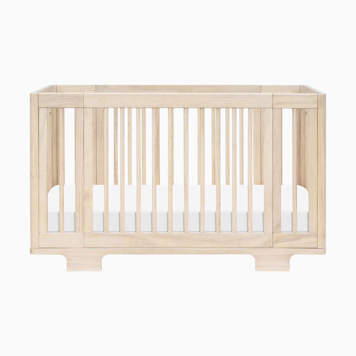 babyletto Yuzu 8-in-1 Convertible Crib with All-Stages Conversion Kits - Washed Natural.