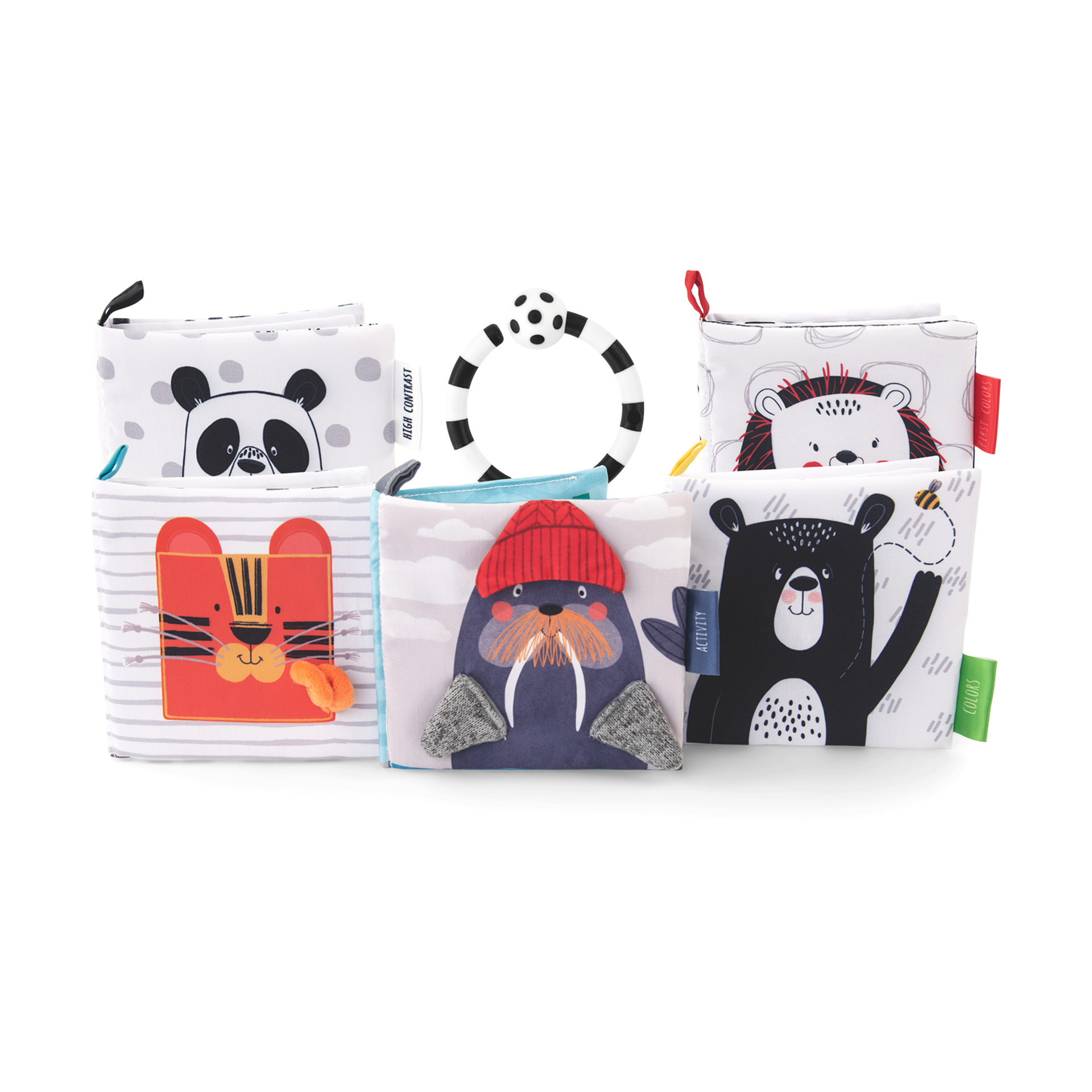 Sassy Smart Stages Soft Book Set.