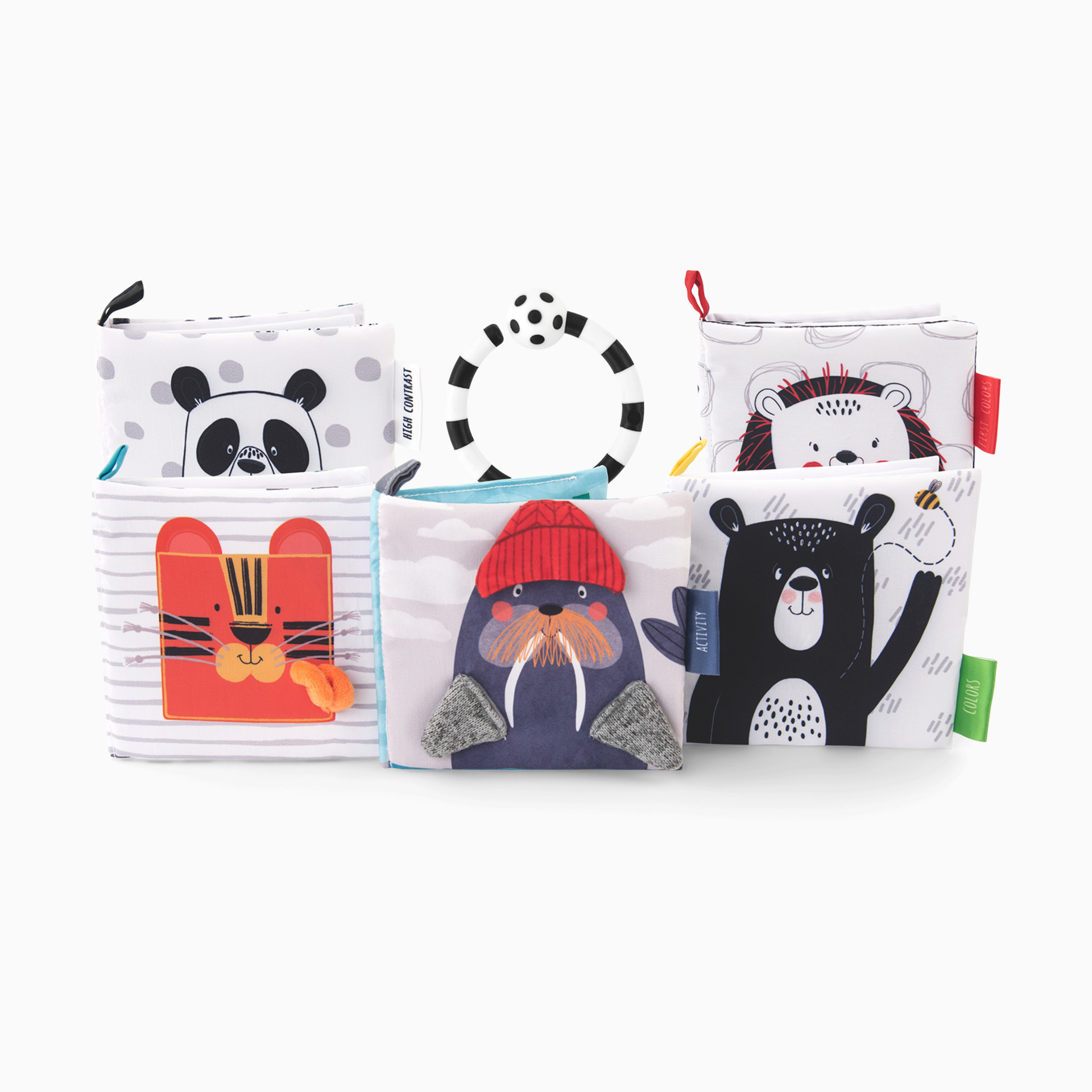 Sassy Smart Stages Soft Book Set | Babylist Shop