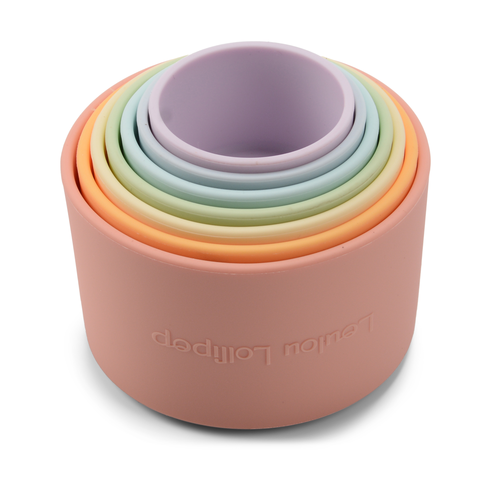 Loulou Lollipop Wild Stacking Cup Set - Rainbow Set.