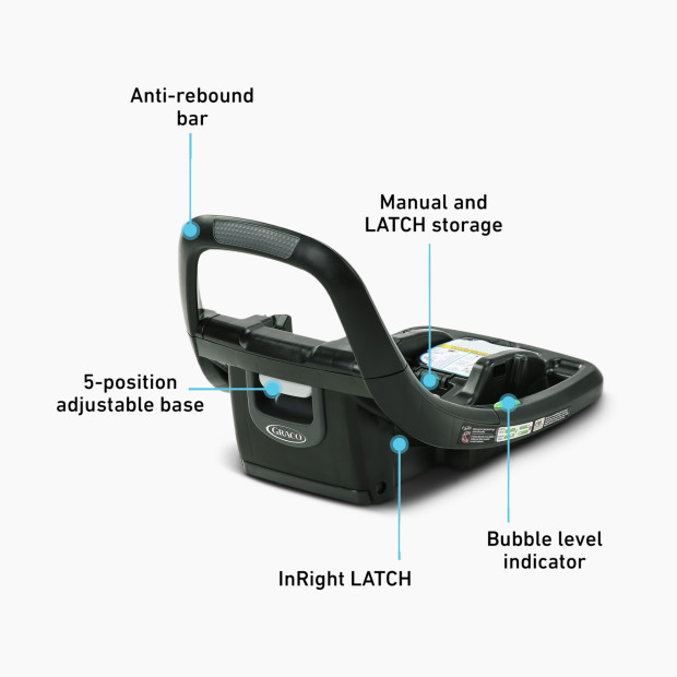 Graco SnugRide SnugFit 35 Infant Car Seat Base - Black.