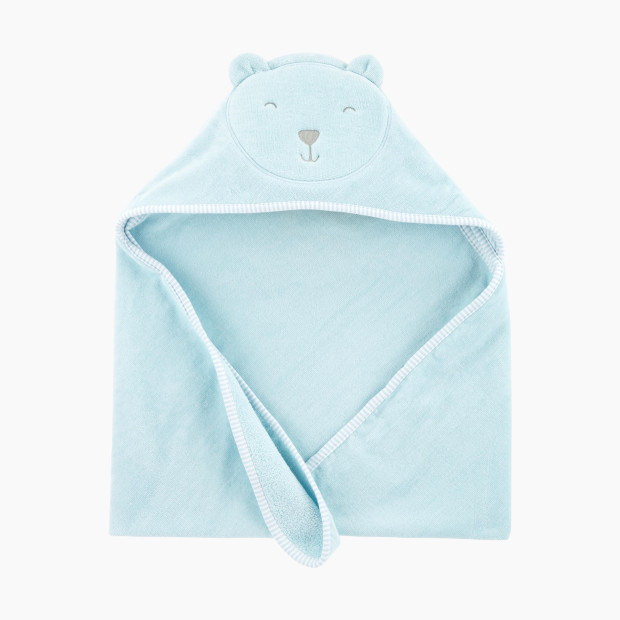 Carter's Critter Hooded Towel - Blue Bear.