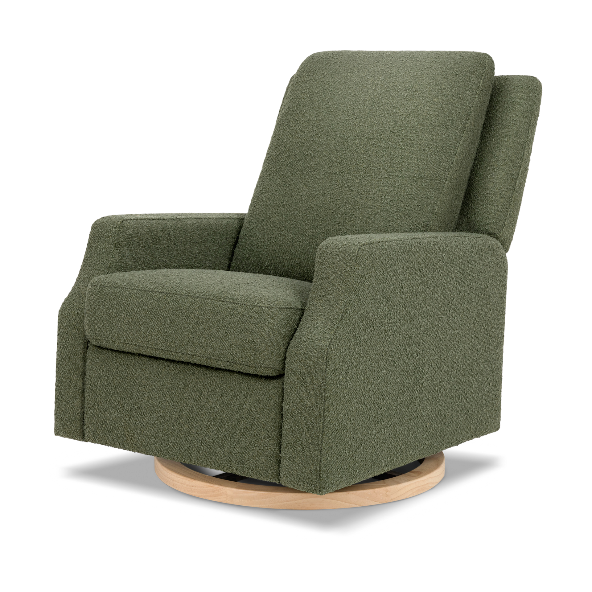 Thumbnail of Olive Boucle With Light Wood Base