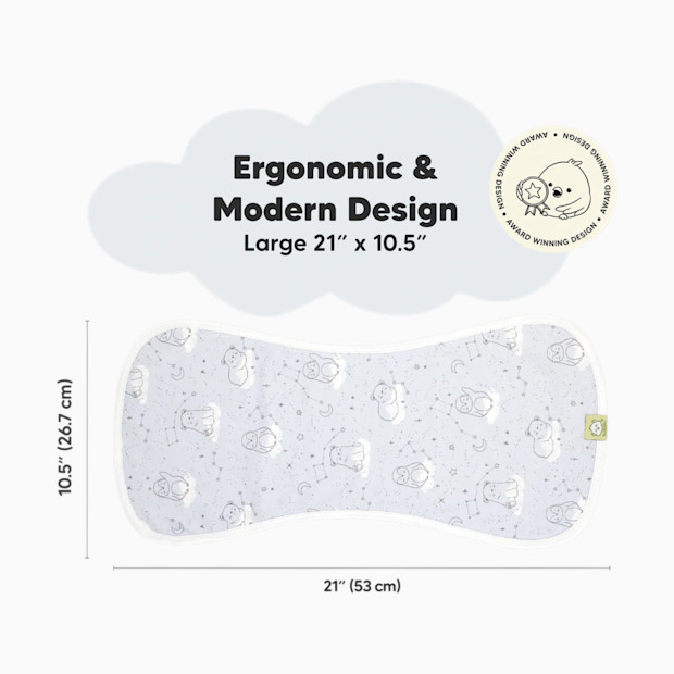 KeaBabies Urban Burp Cloths (5 Pack).