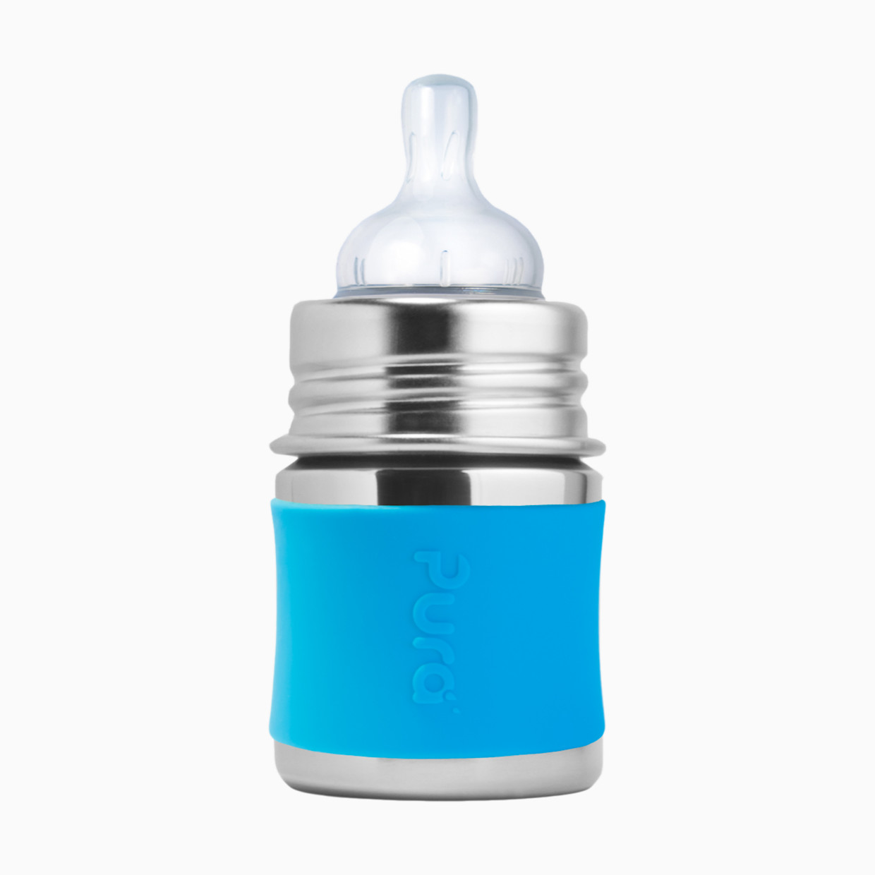 Pura Stainless Steel Baby Bottle - Aqua, 5oz.