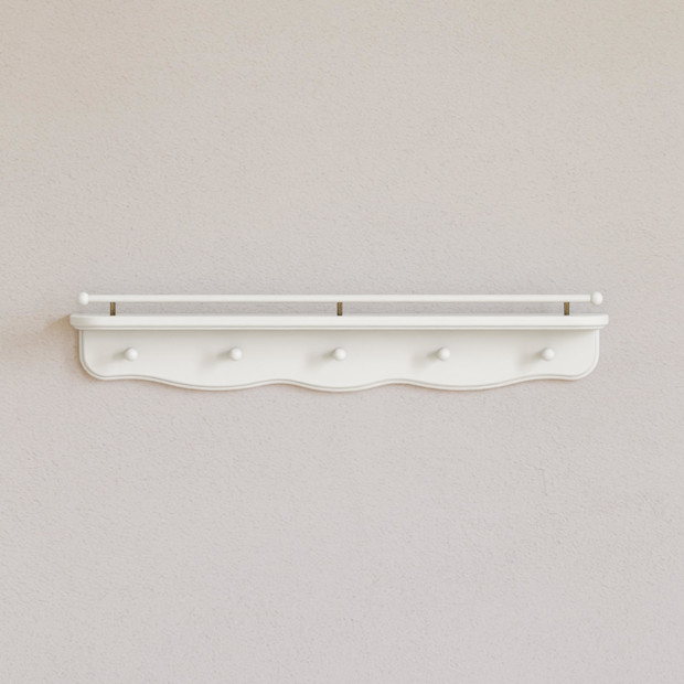 Namesake Liberty 31" Wall Shelf with Hooks.