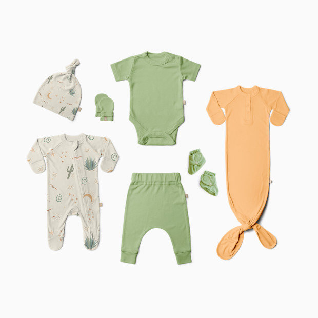 Goumi Kids x Babylist 7-Piece Layette Gift Set - Fern.
