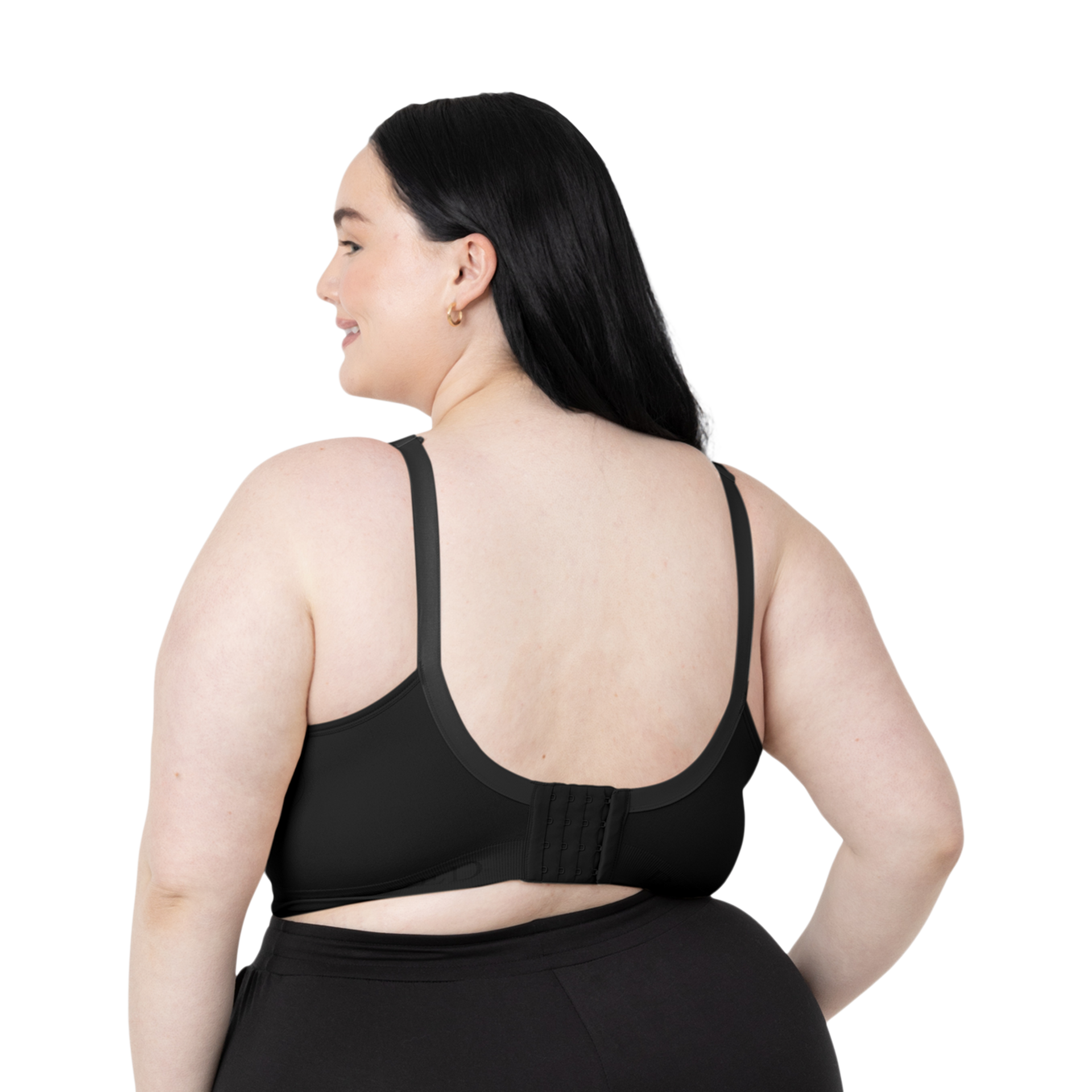 Kindred Bravely Signature Sublime Contour Maternity & Nursing Plunge Bra - Black, 1 X Busty.