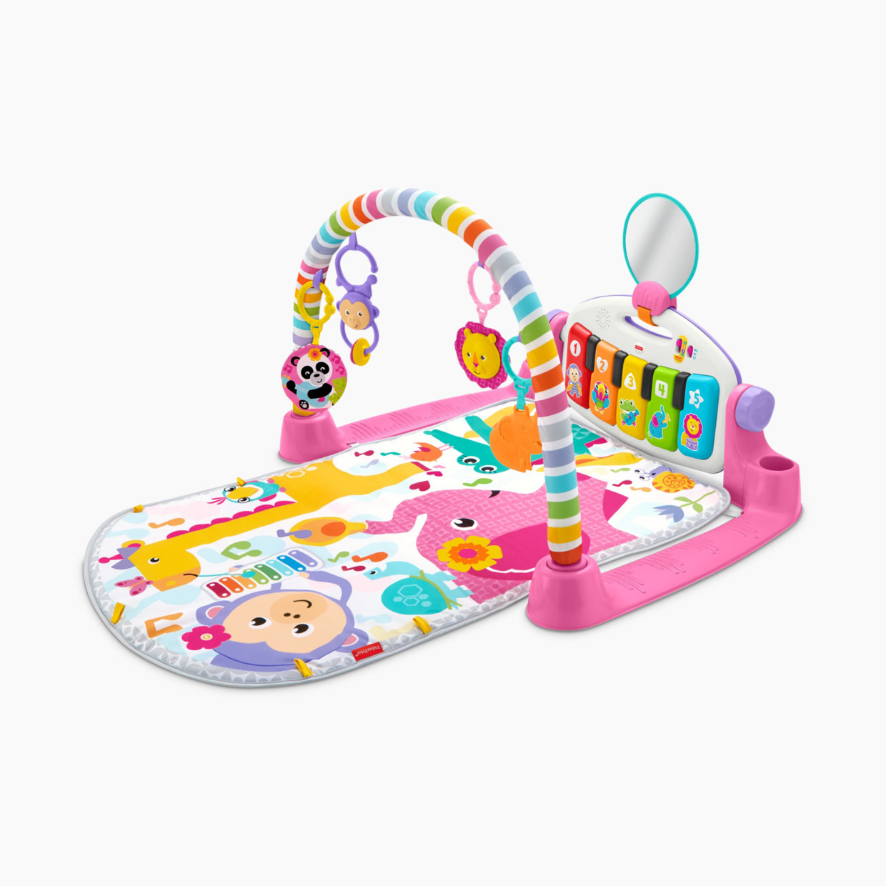 Fisher-Price Deluxe Kick & Play Piano Gym - Pink Old.