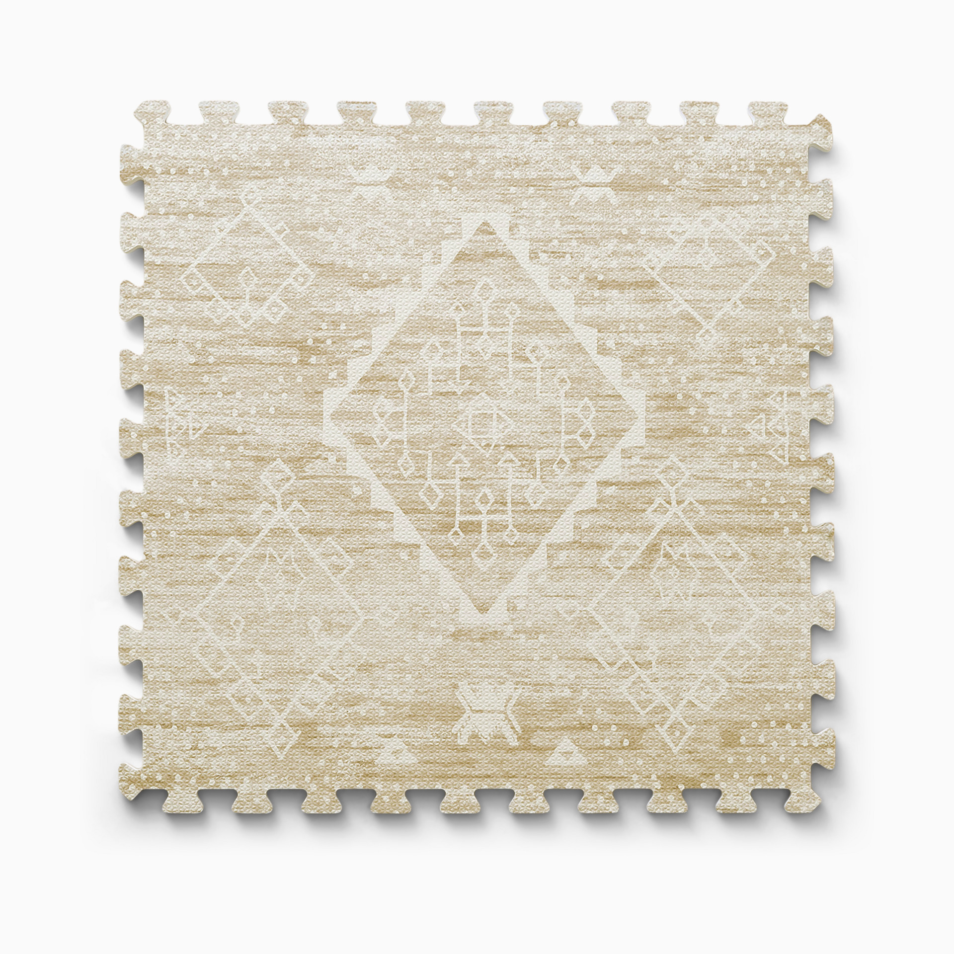 House of Noa Little Nomad Play Mat | Ula - Straw, 4X8 | Babylist Shop