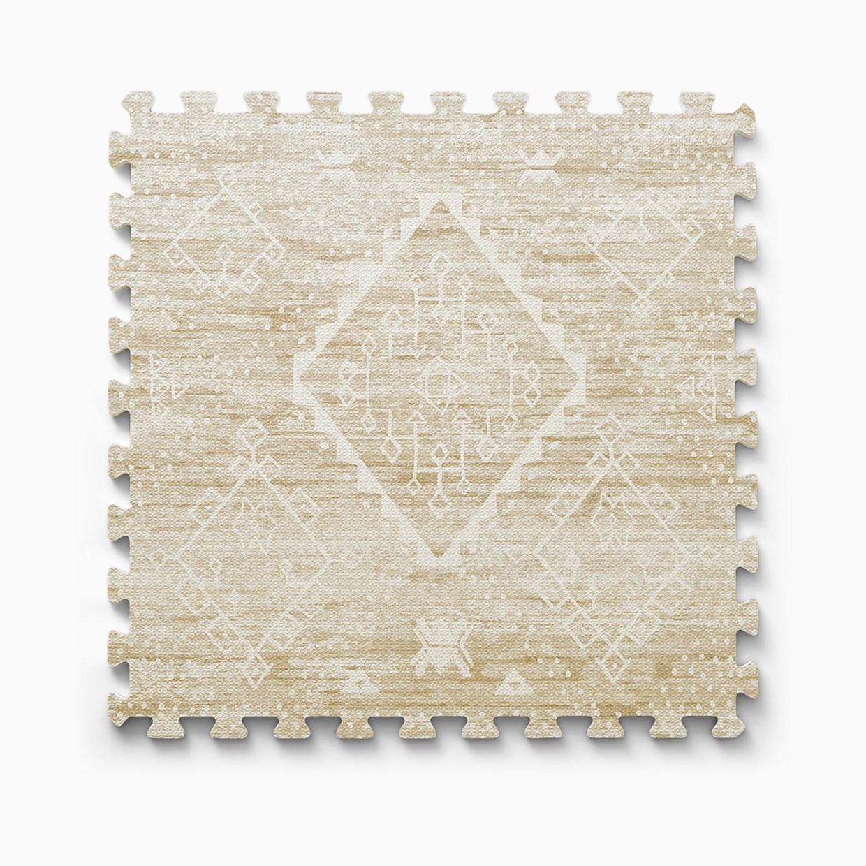House of Noa Little Nomad Play Mat | Ula - Straw, 6X8.
