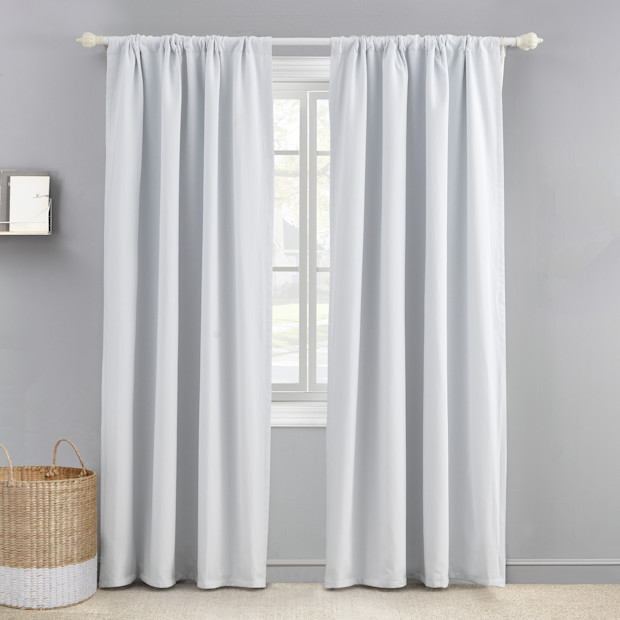 Levtex Baby Blackout Drape Panel - White, 52x84.