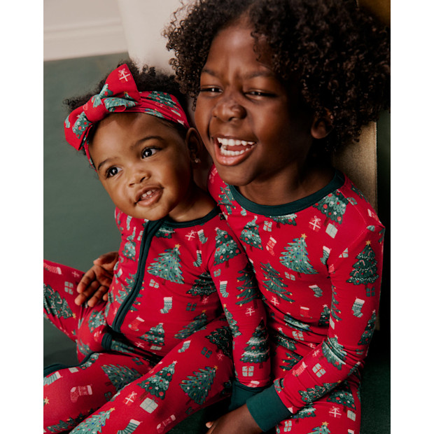 Little Sleepies Joyful Traditions Red Zippy.