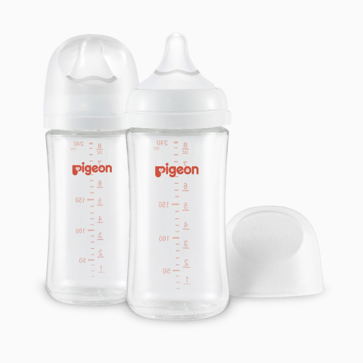 Pigeon Glass Anti-Colic Nursing Bottle Wide Neck - 8 Oz, 2.