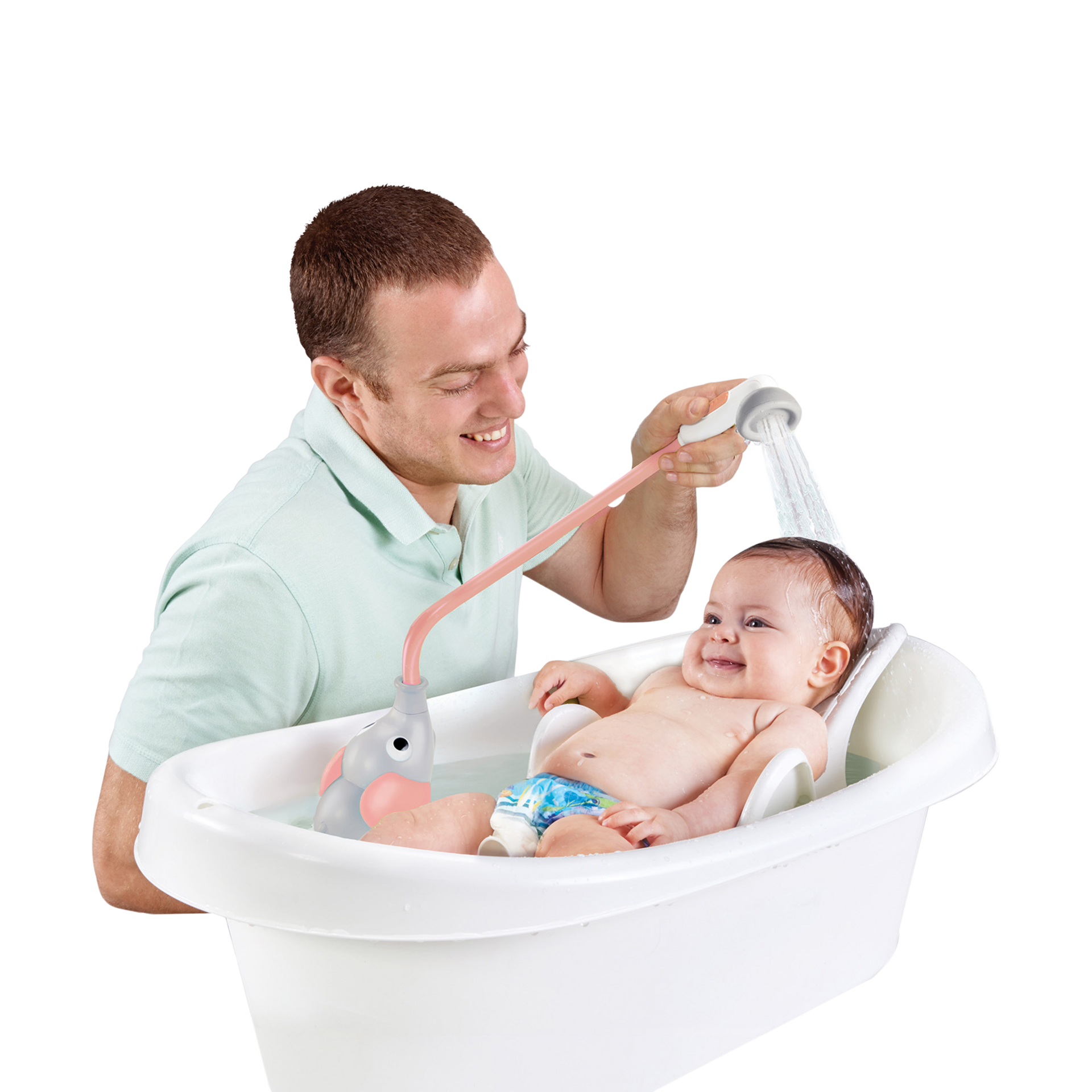 Yookidoo Elephant Baby Shower - Pink.