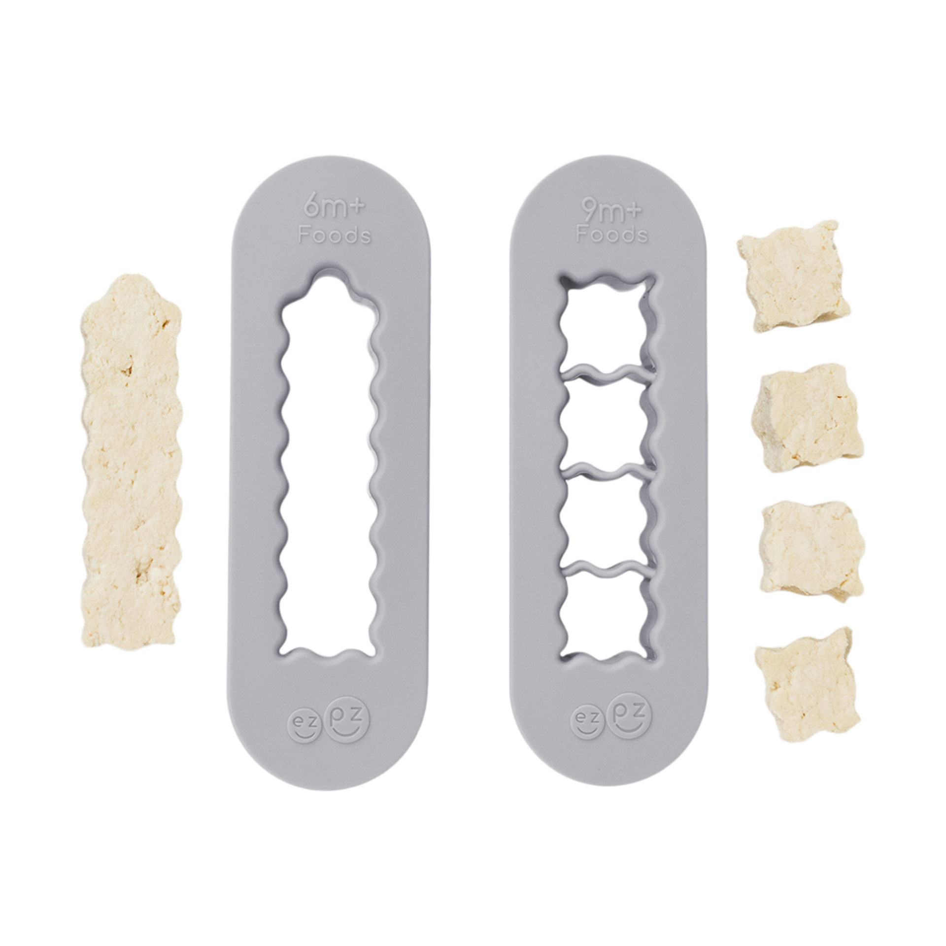 ezpz Baby-Led Weaning Food Cutters - Pewter.