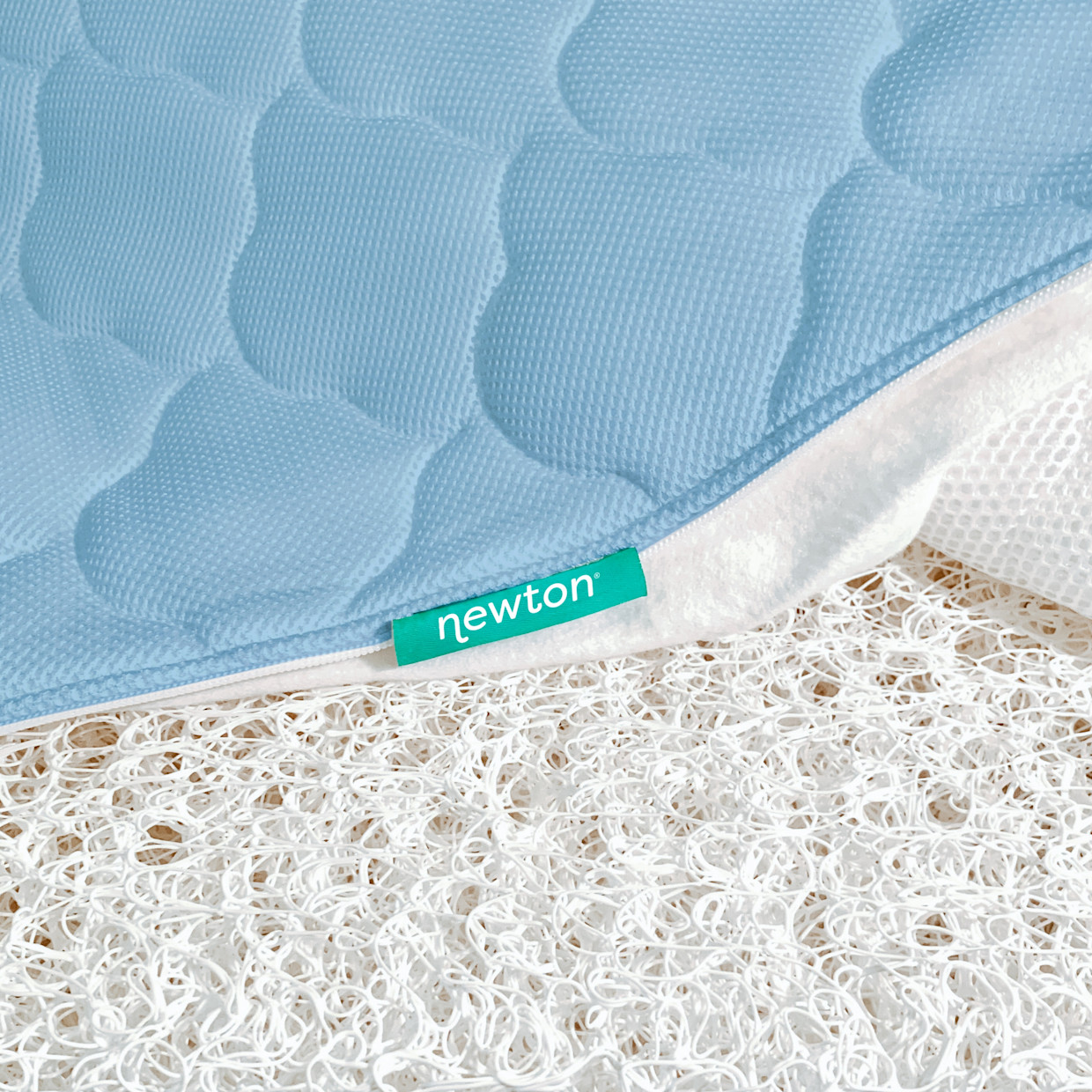 Newton Baby Breathable 2-Stage Crib Mattress - Blue.