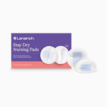 Lansinoh Stay Dry Disposable Nursing Pads, Soft and Super Absorbent Breast Pads, Breastfeeding Essentials for Moms, 100 Count
